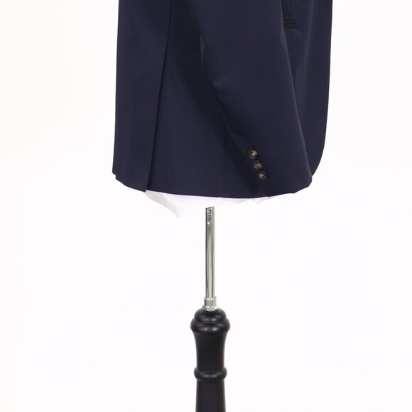 Zara 38R Navy Solid 1-Button Sport Coat Blazer Jacket T099 - Picture 6 of 11